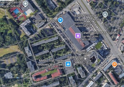 lokal na sprzedaż - Warszawa, Mokotów, Sadyba, Konstancińska