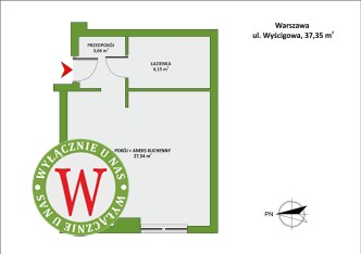 mieszkanie na sprzedaż - Warszawa, Mokotów, Wyścigowa
