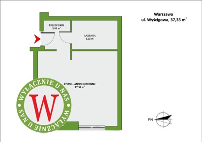 mieszkanie na sprzedaż - Warszawa, Mokotów, Wyścigowa